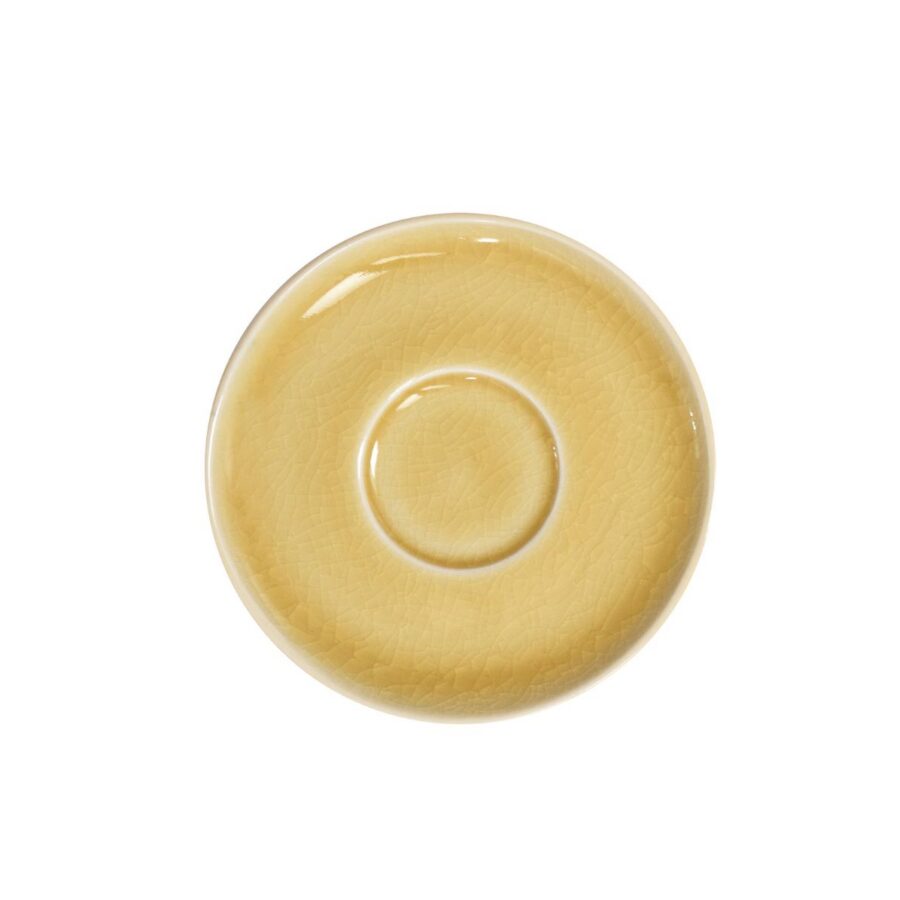 Minimalist Broom Yellow Saucer