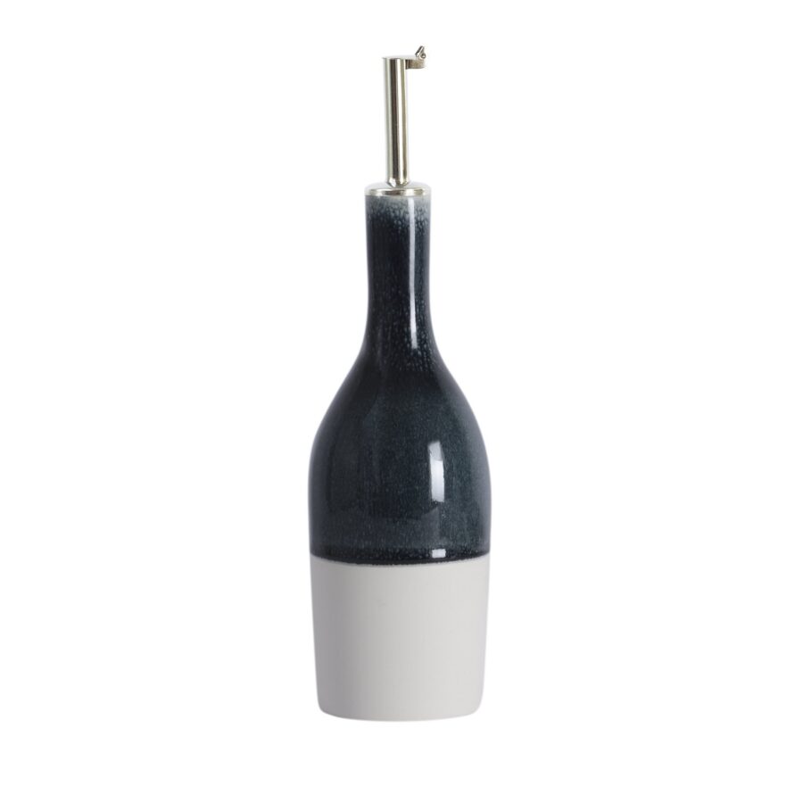 Minimalist Midnight Blue Pouring Oil Cruet