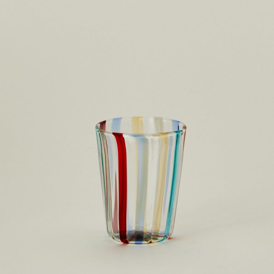 Multicolor Striped Artisan Tumbler